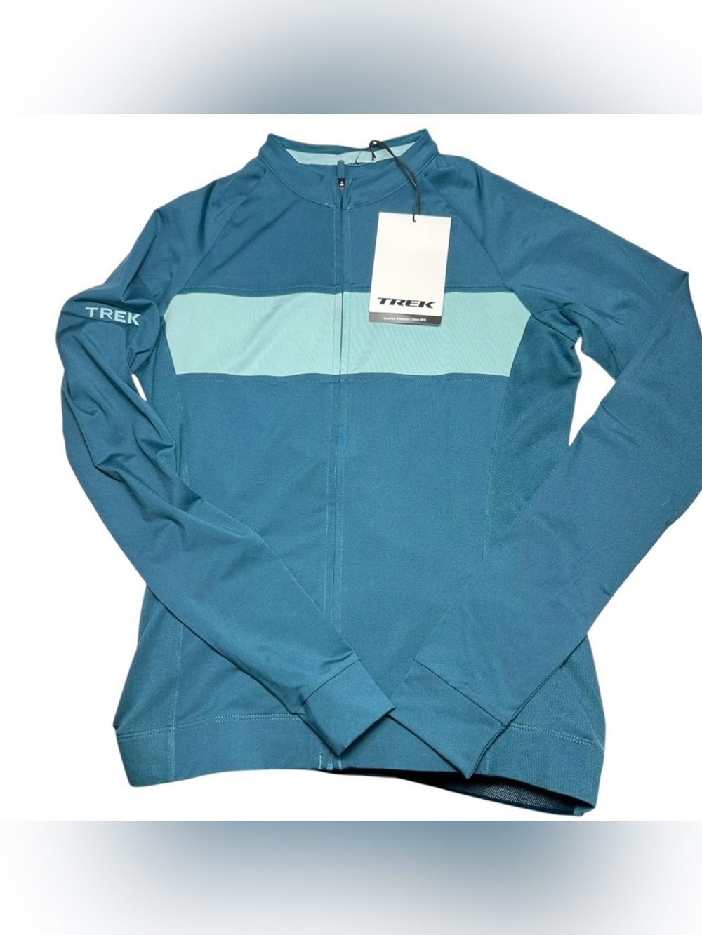 Trek Women’s Circuit Thermal Cycling Bike MTB Jersey  teal  Size Medium - NWT